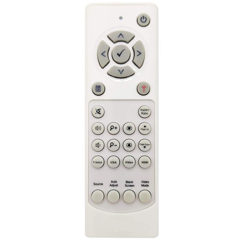INTECHING TSKB-IR02 Projector Remote Control for Dell 4220, 4320, S300wi, S500, S500wi, S510, S520 - Image 1